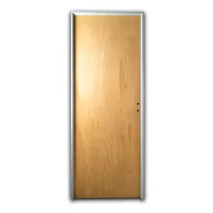 Puerta placa , cedrillo , marco aluminio